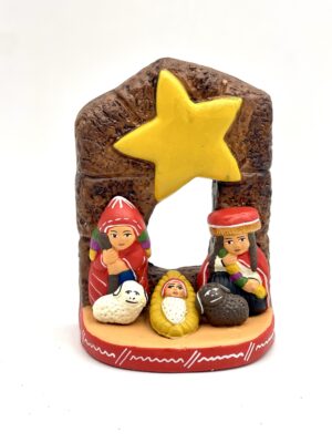 PESEBRE REGIONAL CON MURO Y ESTRELLA