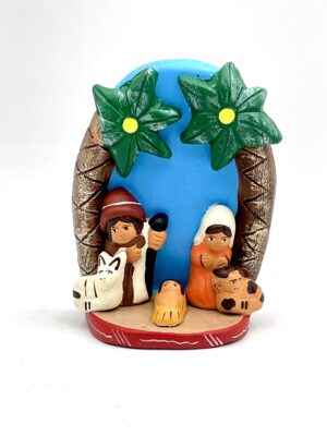 PESEBRE REGIONAL CON PALMERA