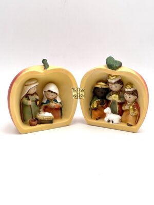 PESEBRE MANZANA DIPTICO