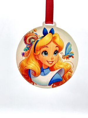 ALICIA BOLA DE NAVIDAD ACRILICA