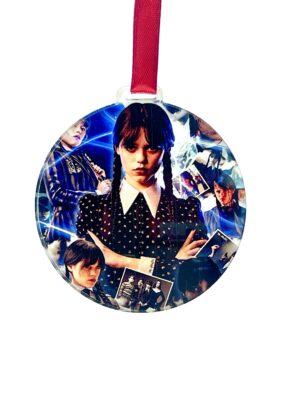 MIERCOLES BOLA DE NAVIDAD ACRILICA